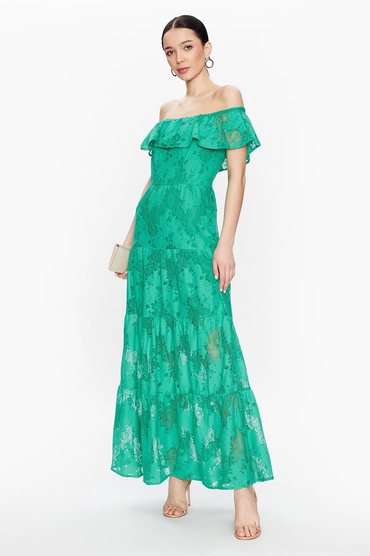 Liu Jo Fistolu Straplez Maxi Elbise-Libas Trendy Fashion Store