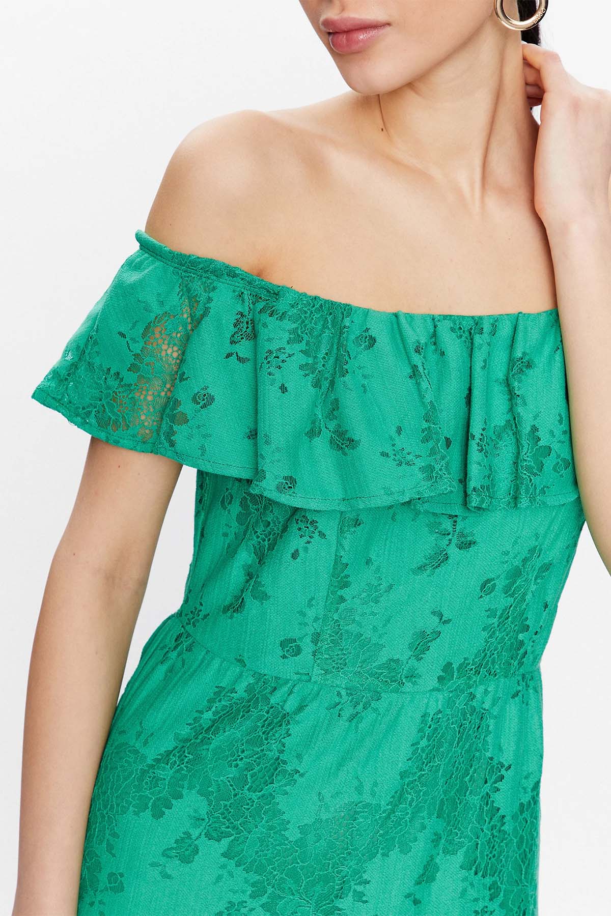 Liu Jo Fistolu Straplez Maxi Elbise-Libas Trendy Fashion Store