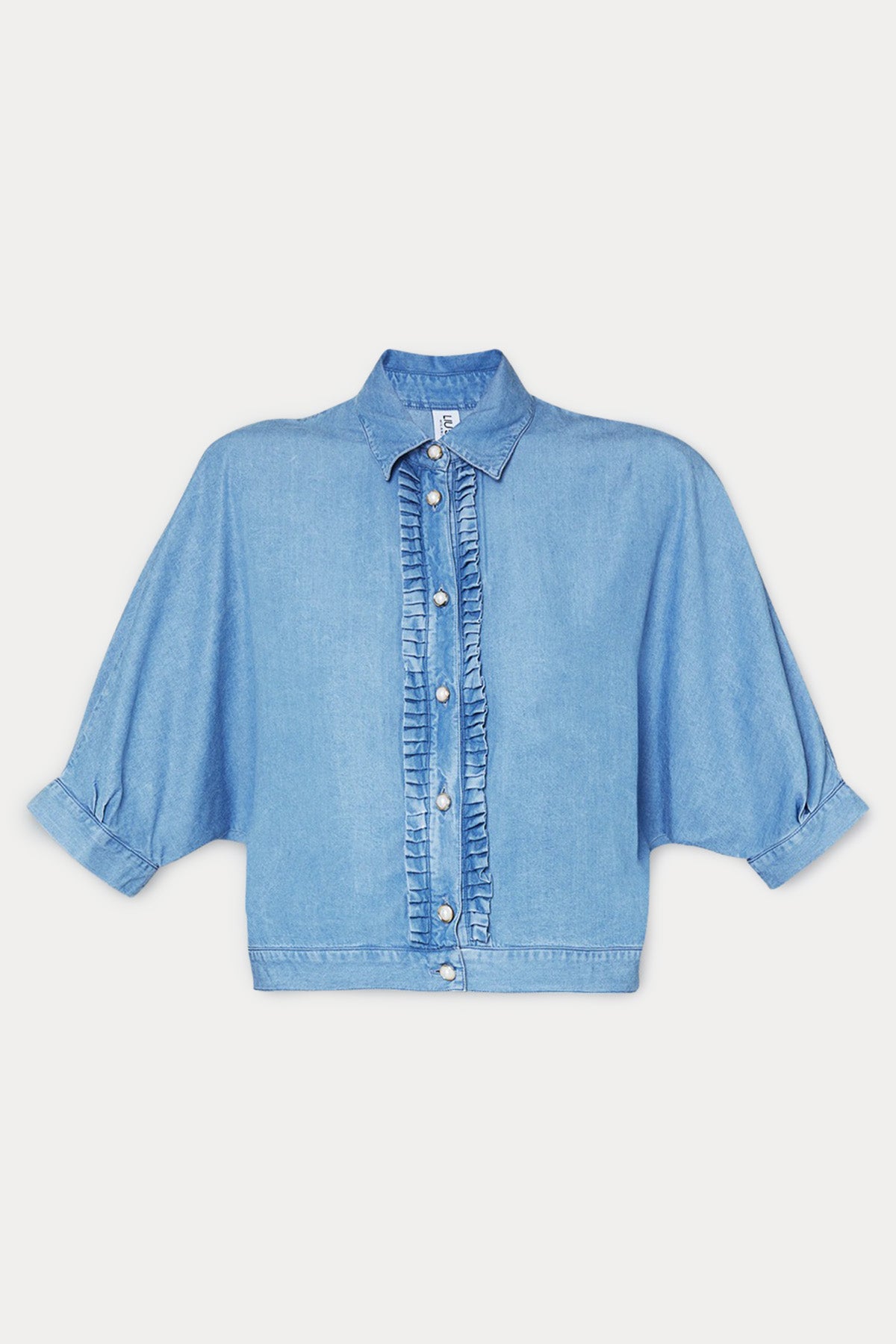 Liu Jo Crop Denim Gömlek-Libas Trendy Fashion Store