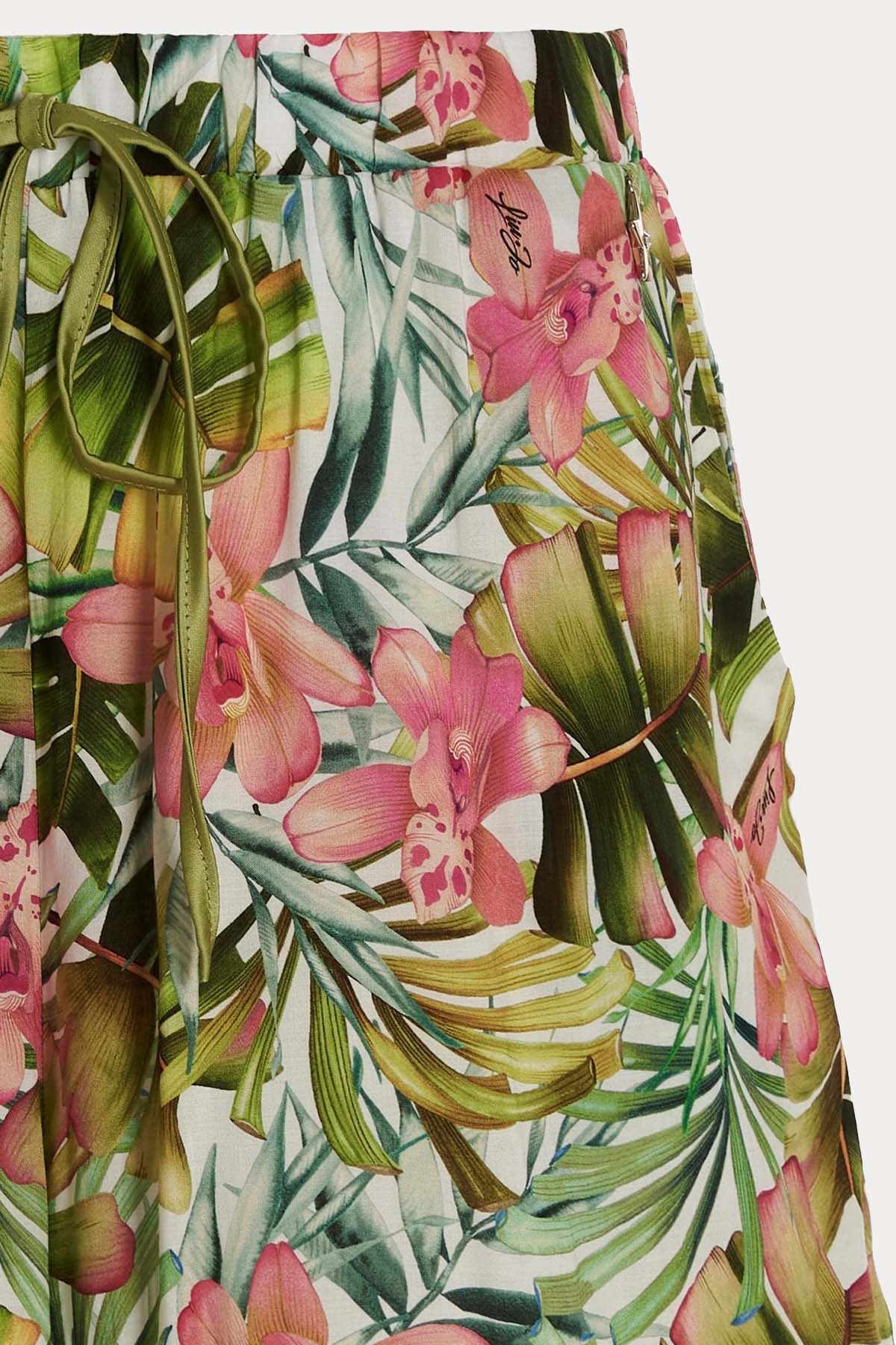 Liu Jo Beli Lastikli Çiçek Desenli Şort-Libas Trendy Fashion Store