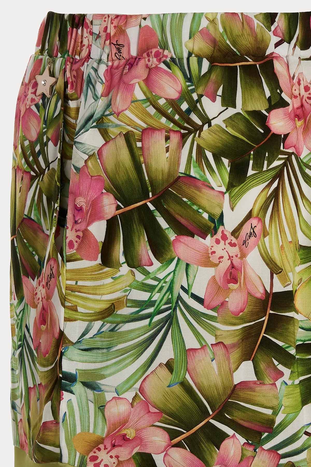 Liu Jo Beli Lastikli Çiçek Desenli Şort-Libas Trendy Fashion Store