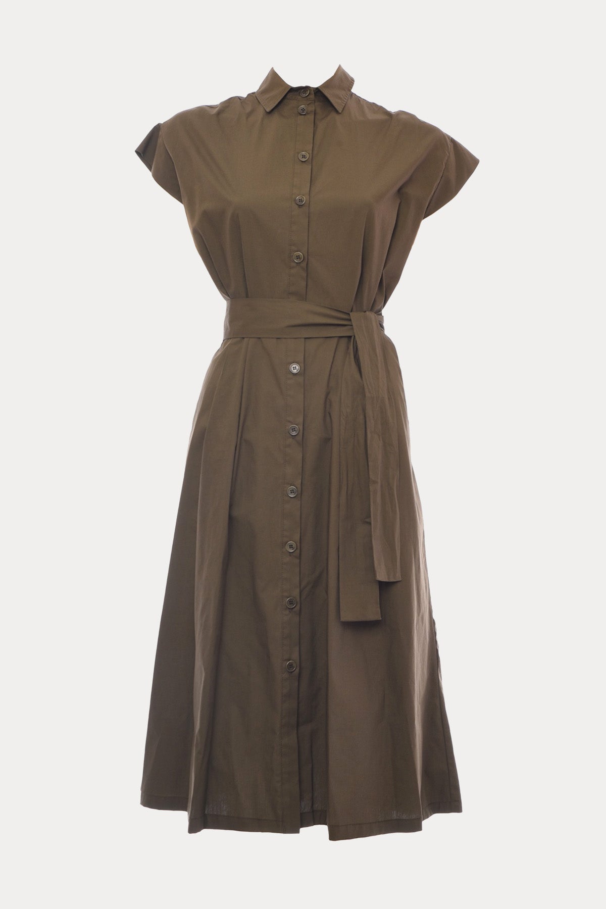 Liu Jo Klasik Yaka Dizüstü Belden Kuşaklı Elbise-Libas Trendy Fashion Store