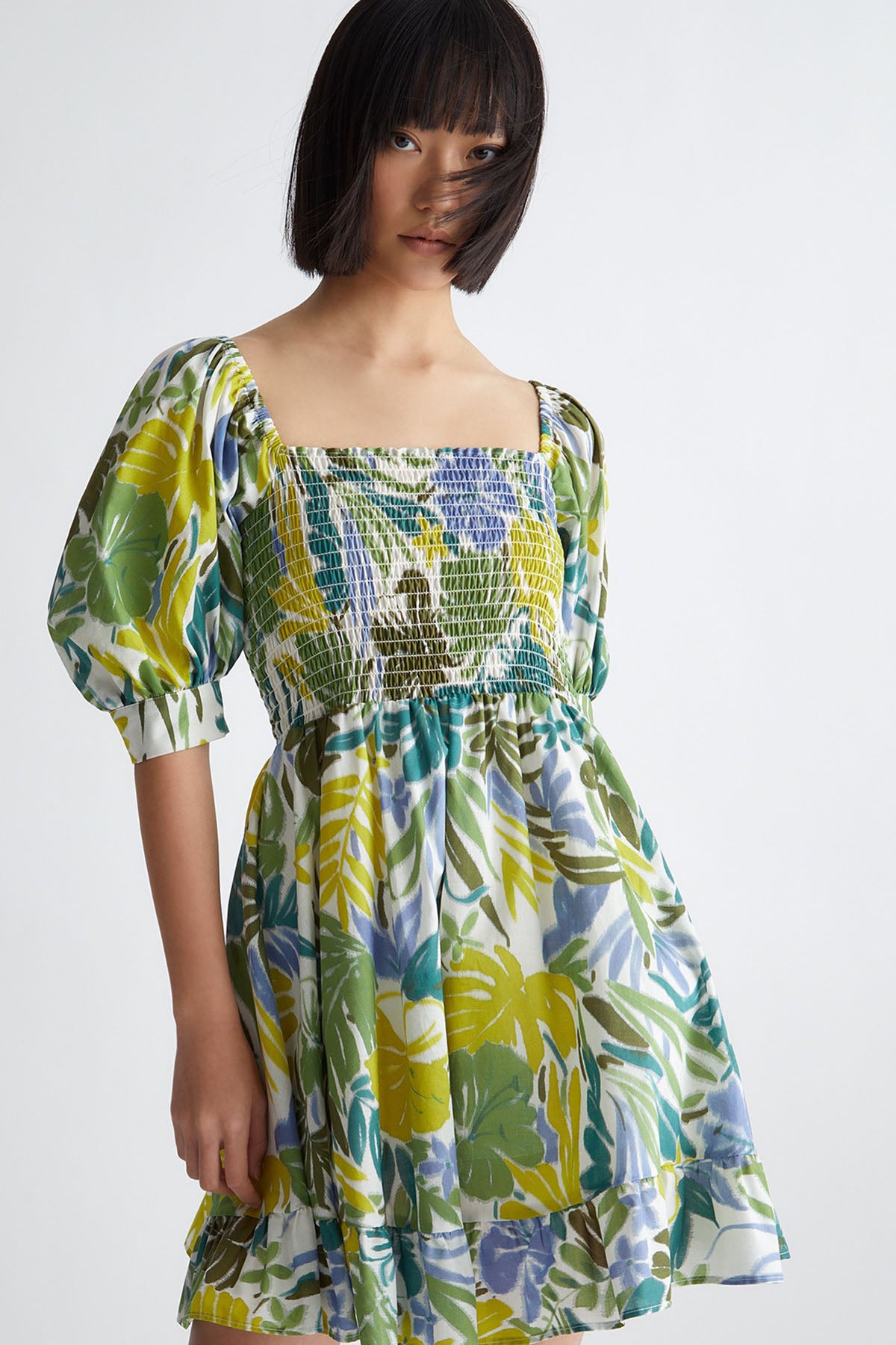 Liu Jo Desenli Mini Elbise-Libas Trendy Fashion Store