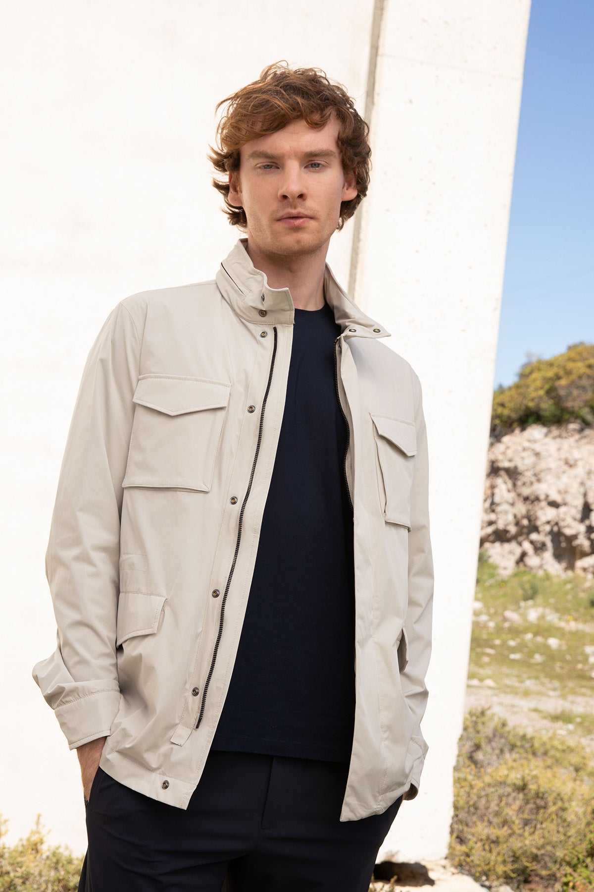 Hetrego Bernard Cep Detaylı Safari Mont Ceket-Libas Trendy Fashion Store