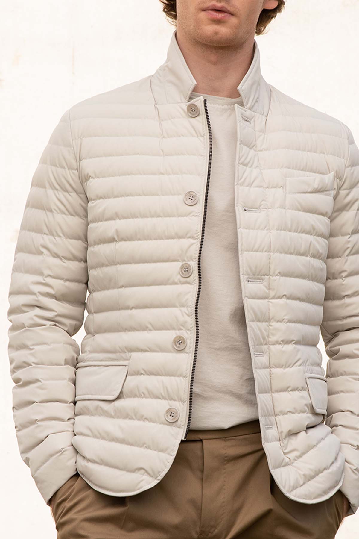 Hetrego Pascal Dik Yaka Puffer Mont Ceket-Libas Trendy Fashion Store