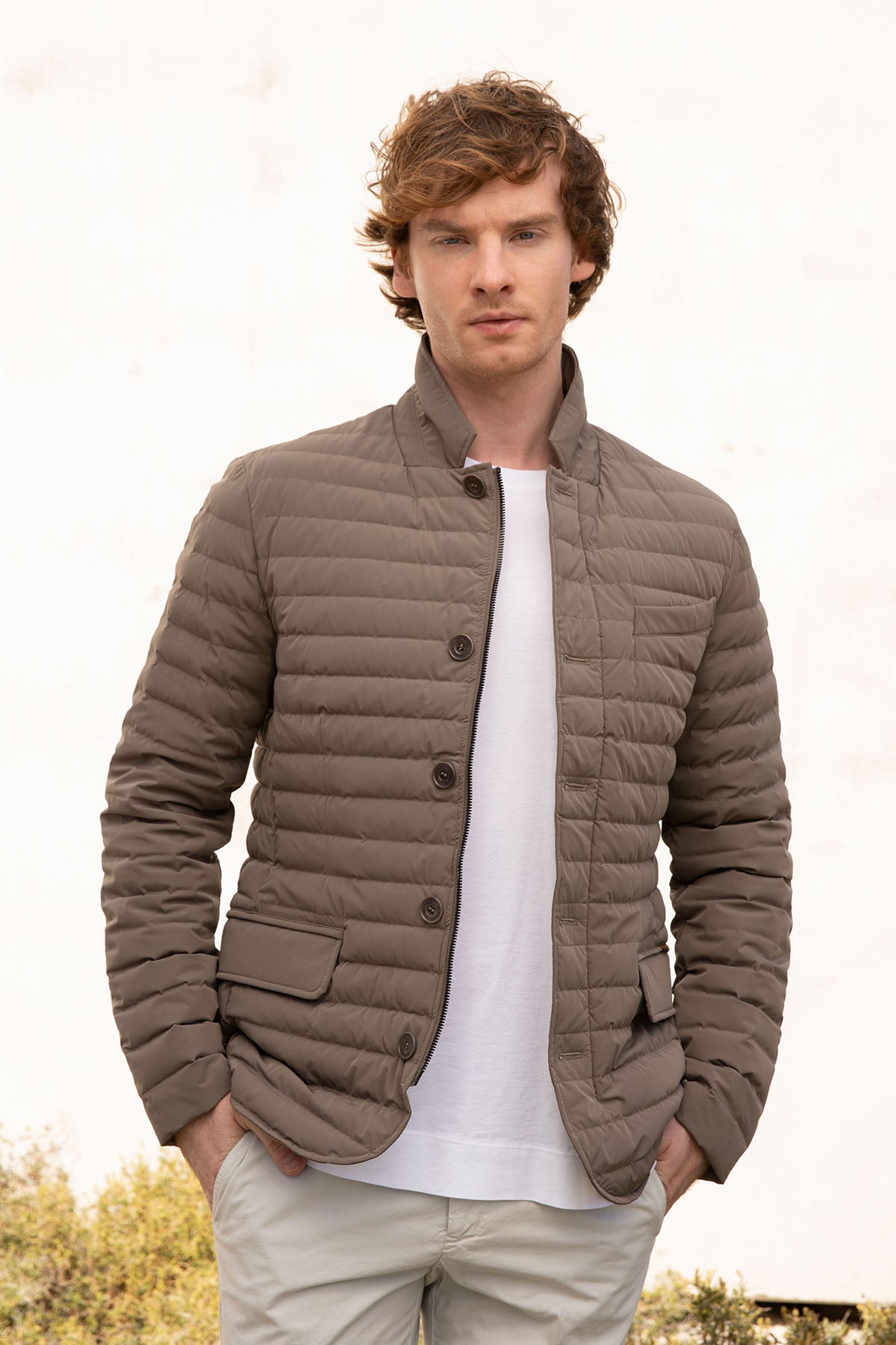 Hetrego Pascal Dik Yaka Puffer Mont Ceket-Libas Trendy Fashion Store