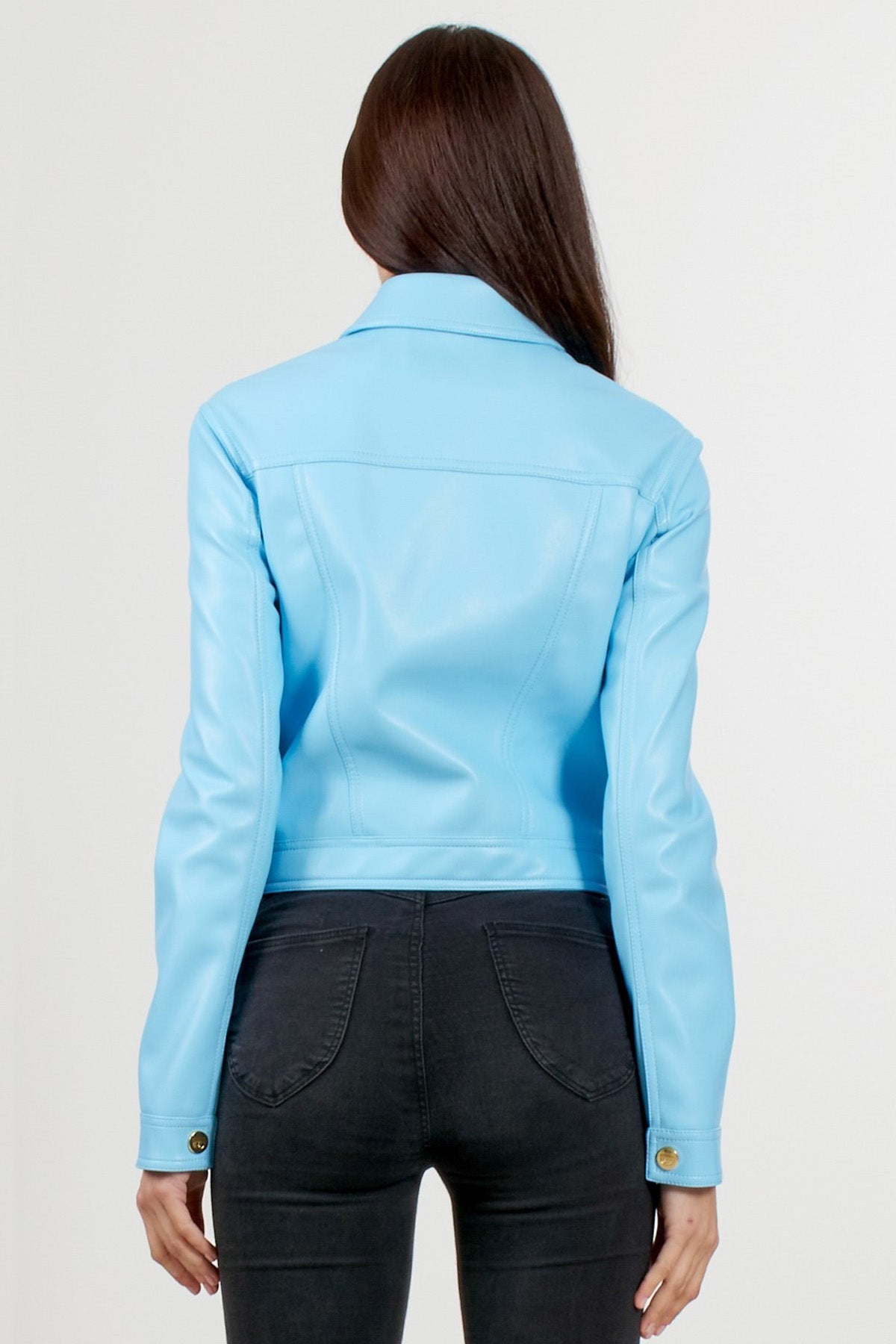 Chiara Ferragni Biker Deri Ceket-Libas Trendy Fashion Store