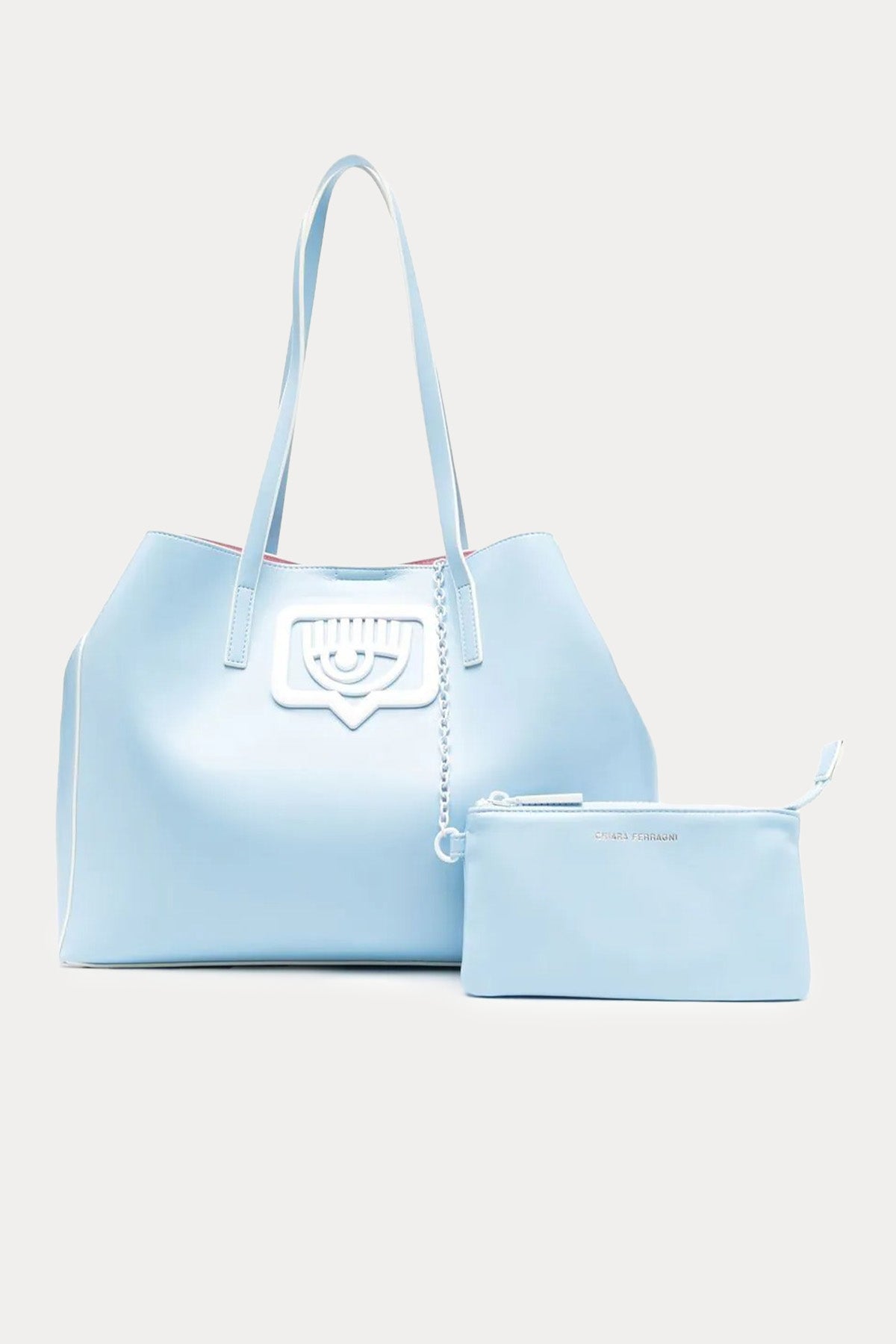 Chiara Ferragni Cüzdanlı Göz Logolu Shopping Bag Çanta-Libas Trendy Fashion Store