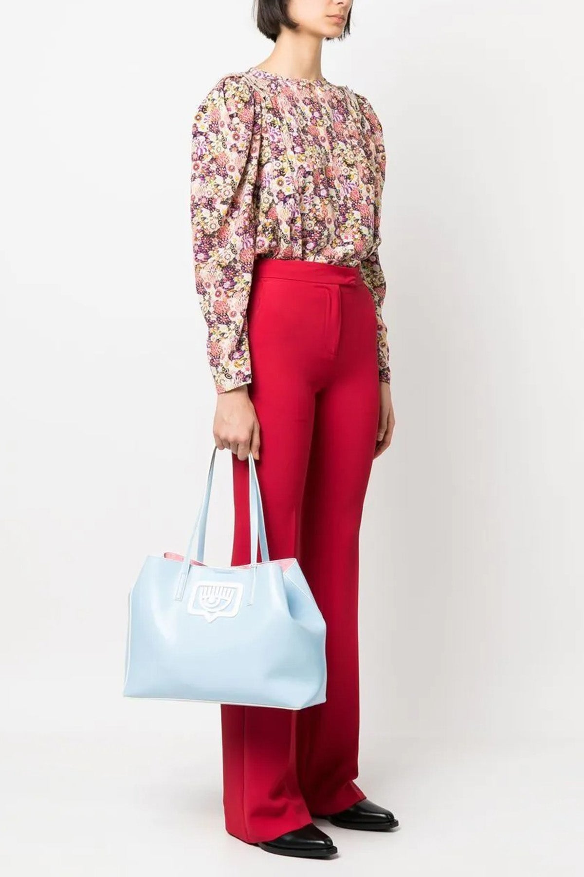 Chiara Ferragni Cüzdanlı Göz Logolu Shopping Bag Çanta-Libas Trendy Fashion Store