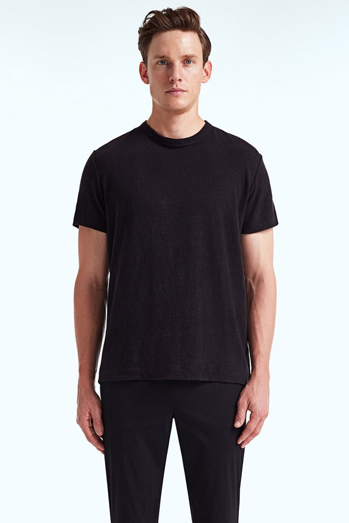 Bluemint Roman Yuvarlak Yaka Keten T-shirt-Libas Trendy Fashion Store