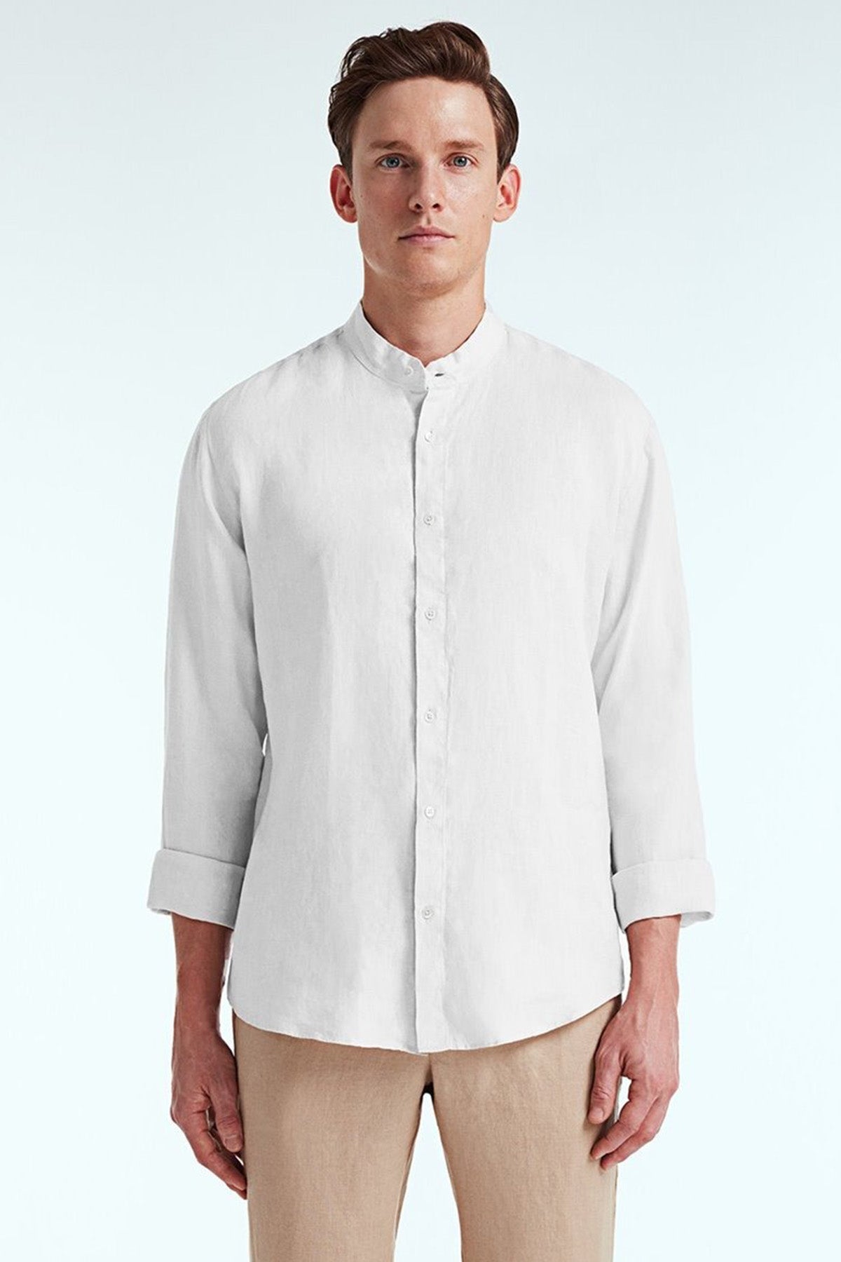 Bluemint Eric Comfort Fit Hakim Yaka Keten Gömlek-Libas Trendy Fashion Store
