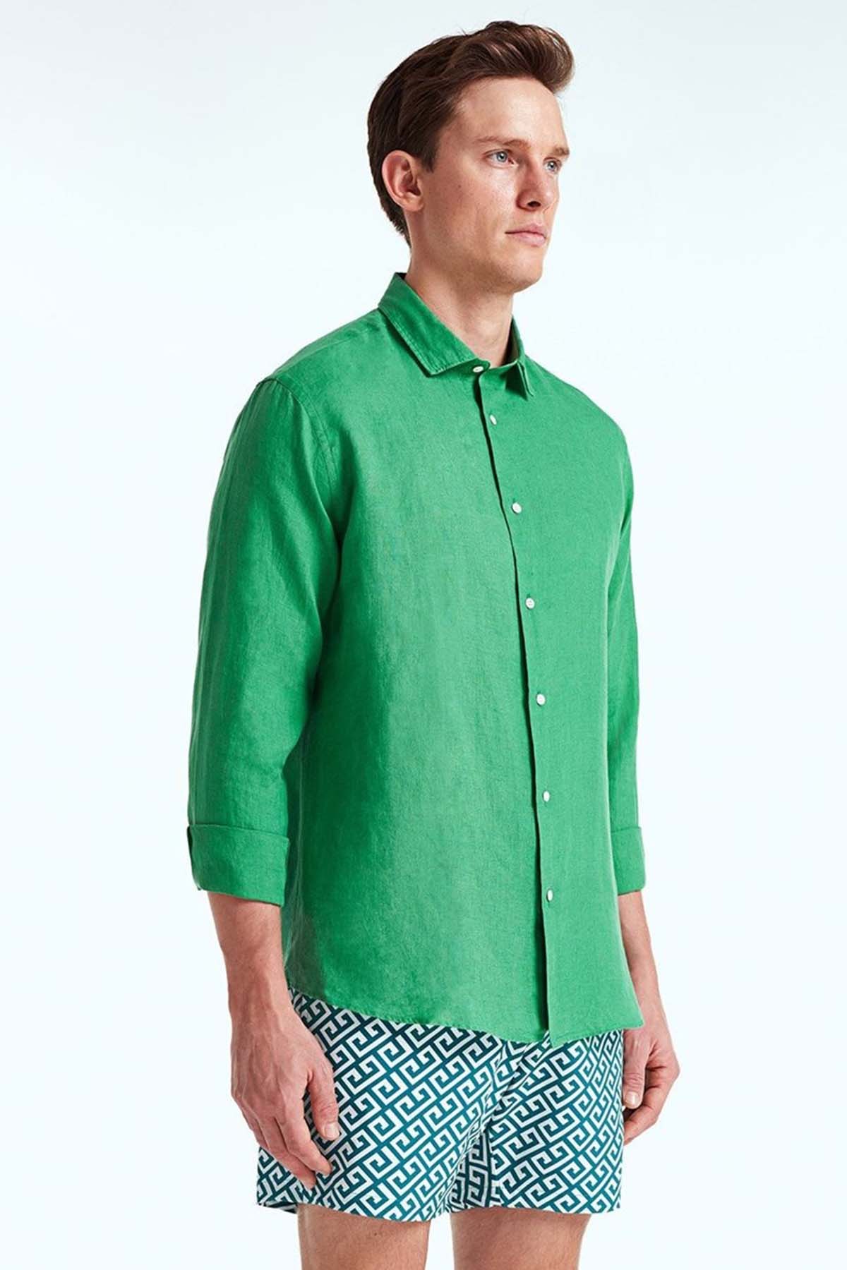 Bluemint Luca Comfort Fit Keten Gömlek-Libas Trendy Fashion Store