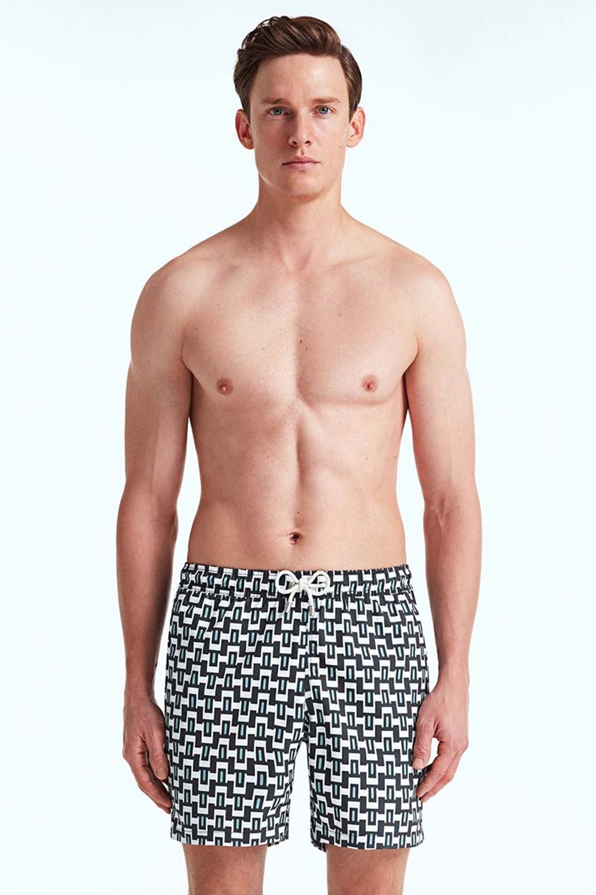 Bluemint Arthus Chess Şort Mayo-Libas Trendy Fashion Store