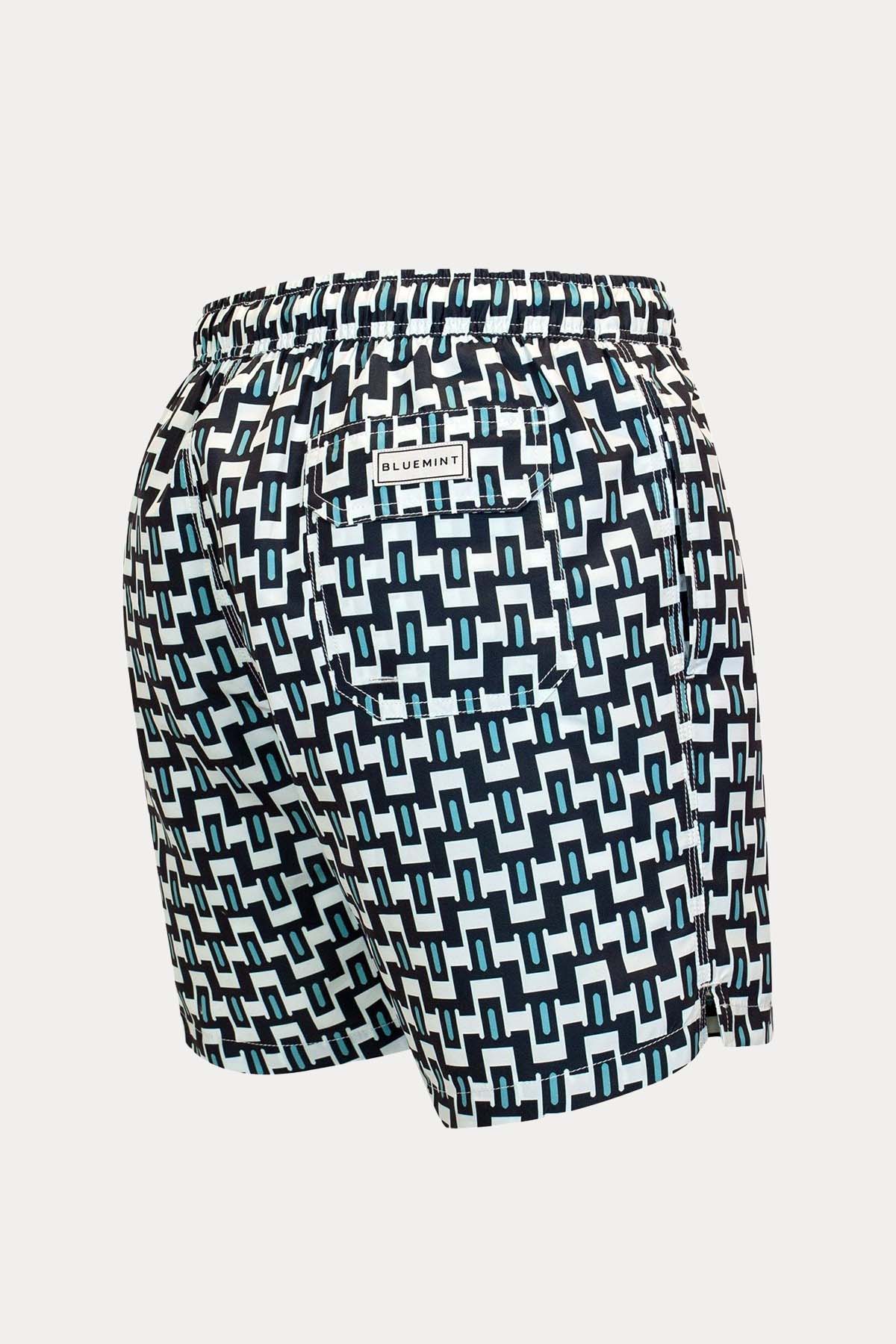 Bluemint Arthus Chess Şort Mayo-Libas Trendy Fashion Store