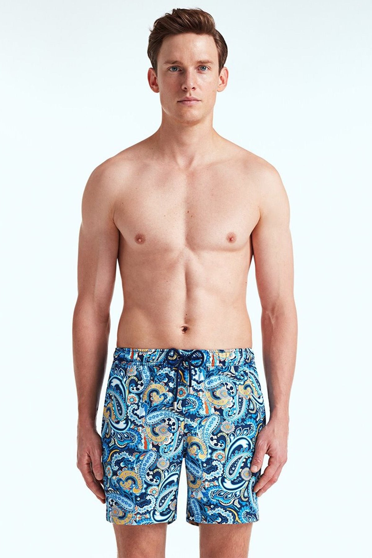 Bluemint Arthus Sapphire Paisley Şort Mayo-Libas Trendy Fashion Store