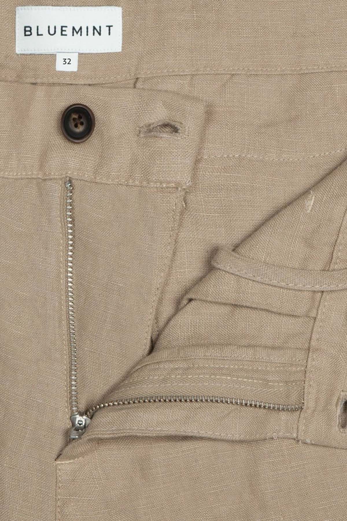 Bluemint Edmund Tapered Fit Keten Şort-Libas Trendy Fashion Store