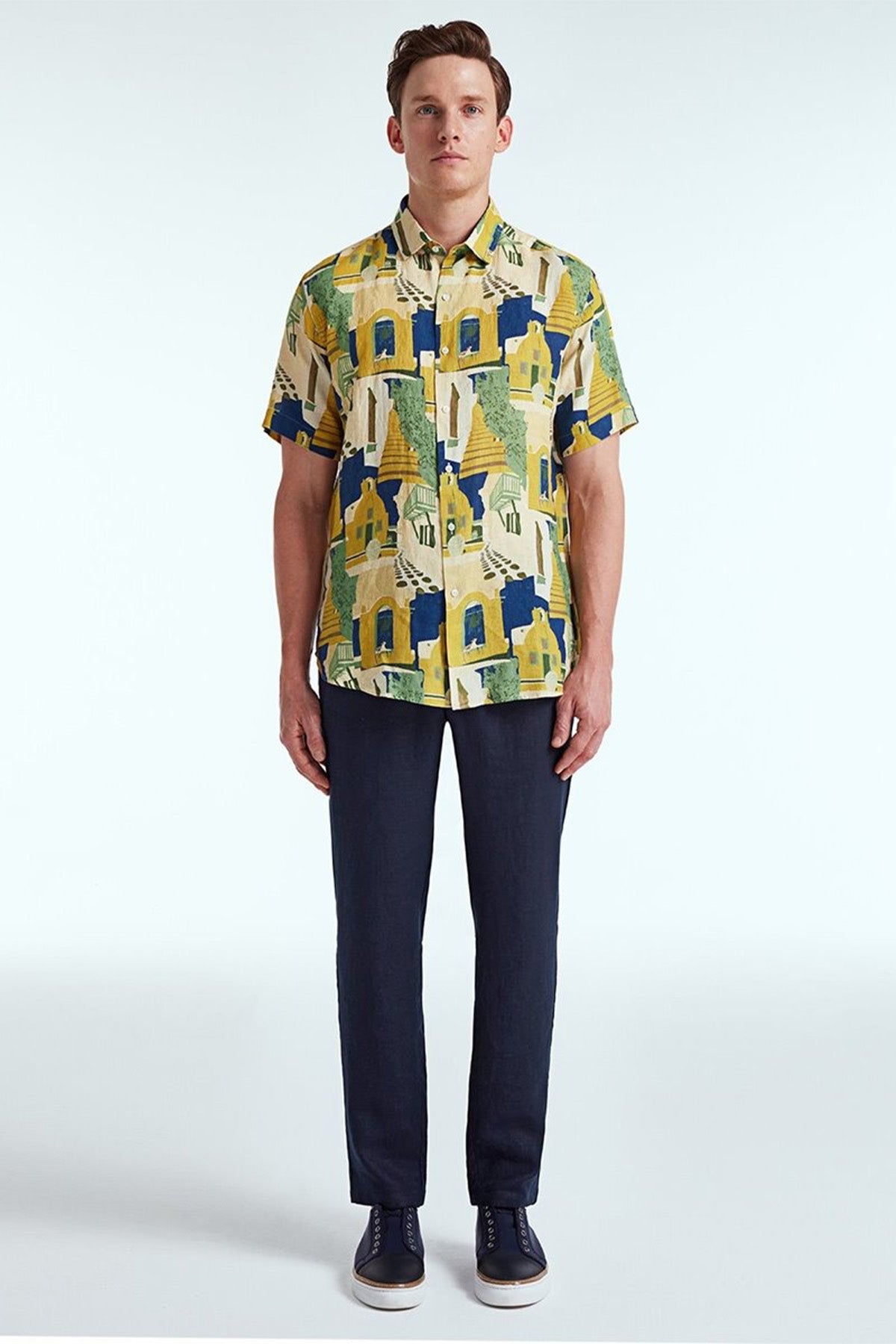 Bluemint Edan Comfortable Fit Keten Jogger Pantolon-Libas Trendy Fashion Store