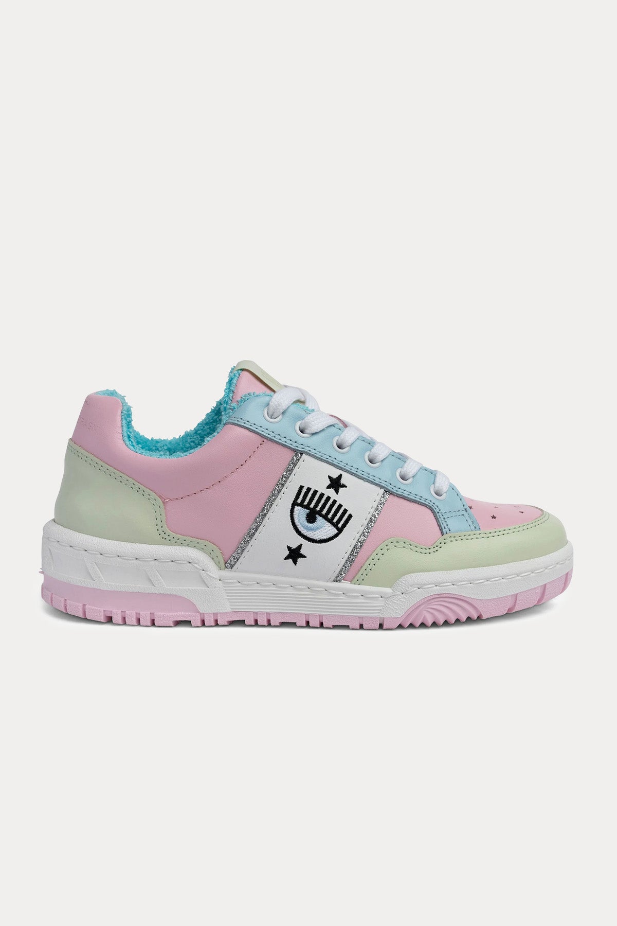 Chiara Ferragni Göz Logolu Deri Sneaker Ayakkabı-Libas Trendy Fashion Store
