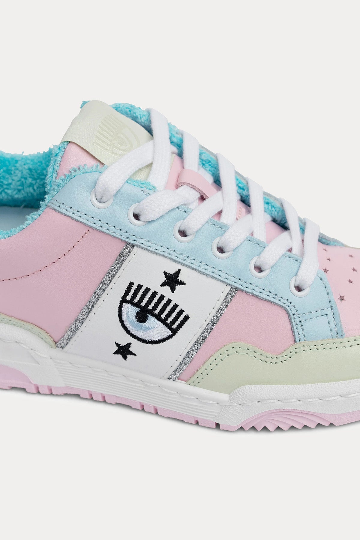 Chiara Ferragni Göz Logolu Deri Sneaker Ayakkabı-Libas Trendy Fashion Store