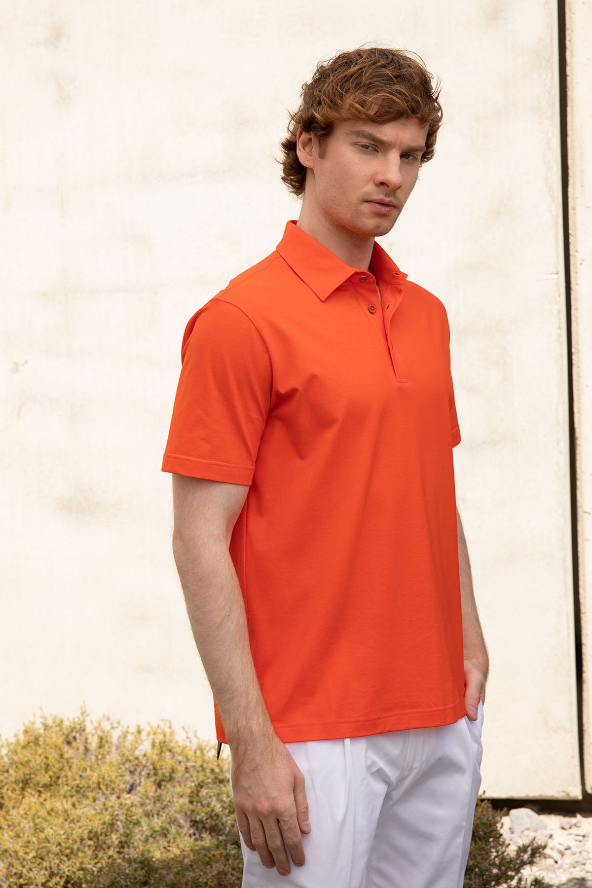 Herno Regular Fit Polo Yaka T-shirt-Libas Trendy Fashion Store