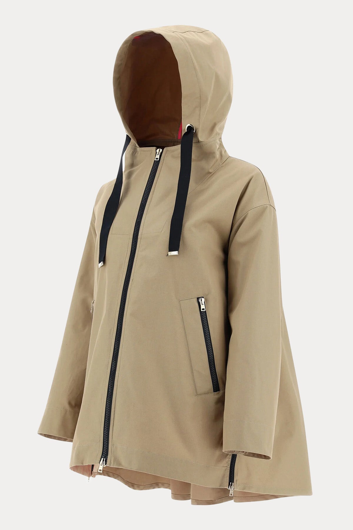 Herno Geniş Kesim Demonte Puffer İç Ceketli Kapüşonlu Trençkot-Libas Trendy Fashion Store