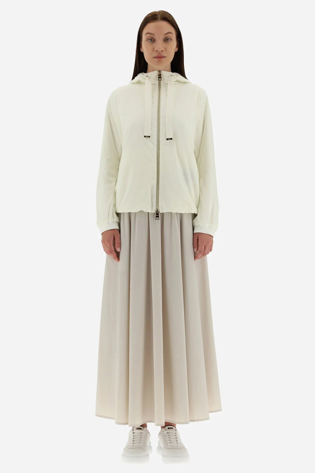 Herno Kapüşonlu İnce Mont Ceket-Libas Trendy Fashion Store