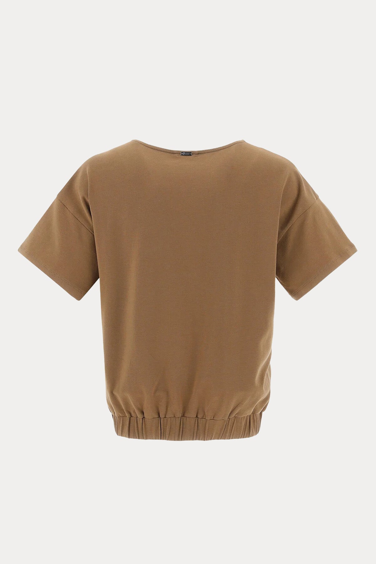 Herno Boxy Fit Belden Büzgülü Yuvarlak Yaka Bluz-Libas Trendy Fashion Store