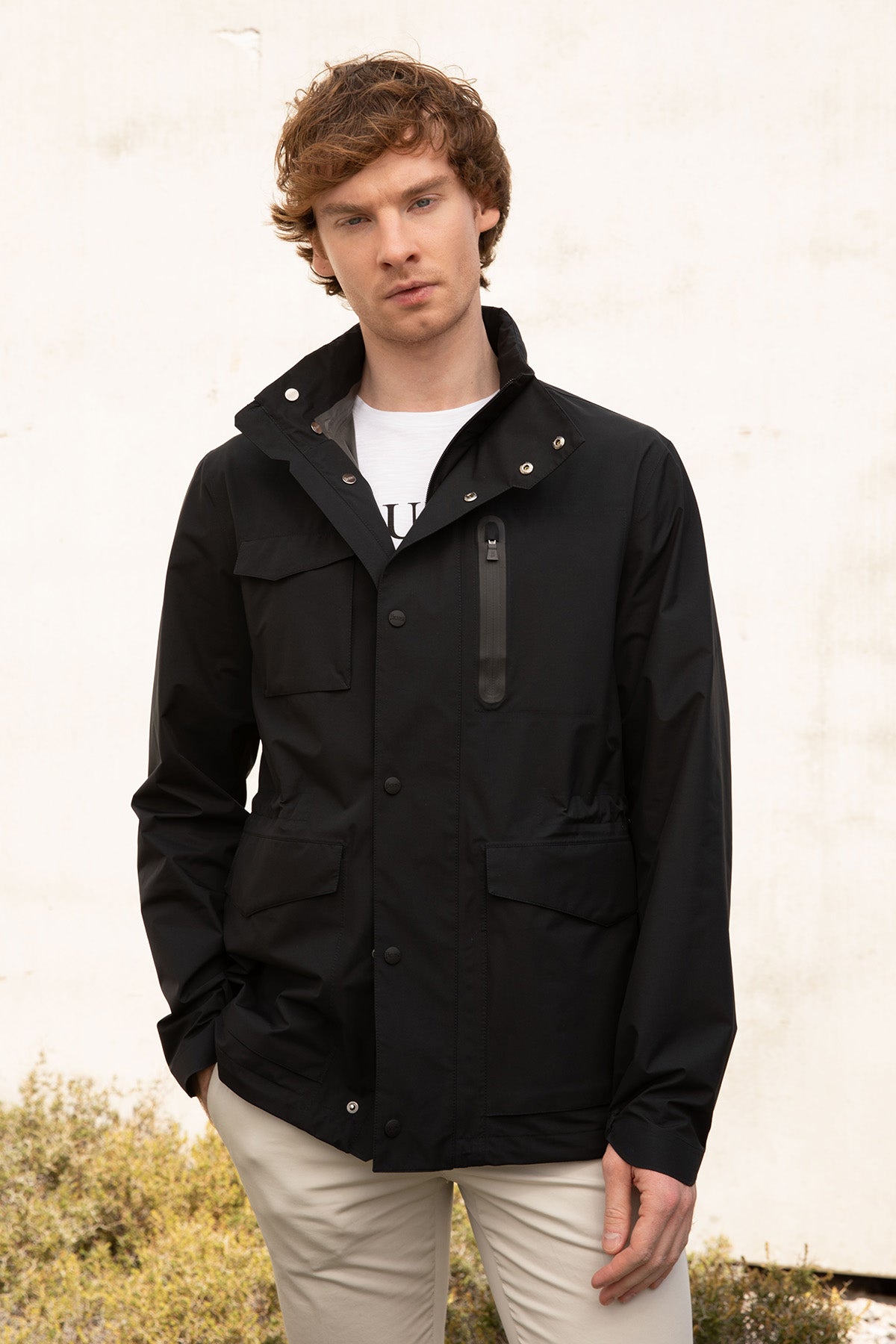 Herno Dik Yaka Cep Detaylı Mont Ceket-Libas Trendy Fashion Store