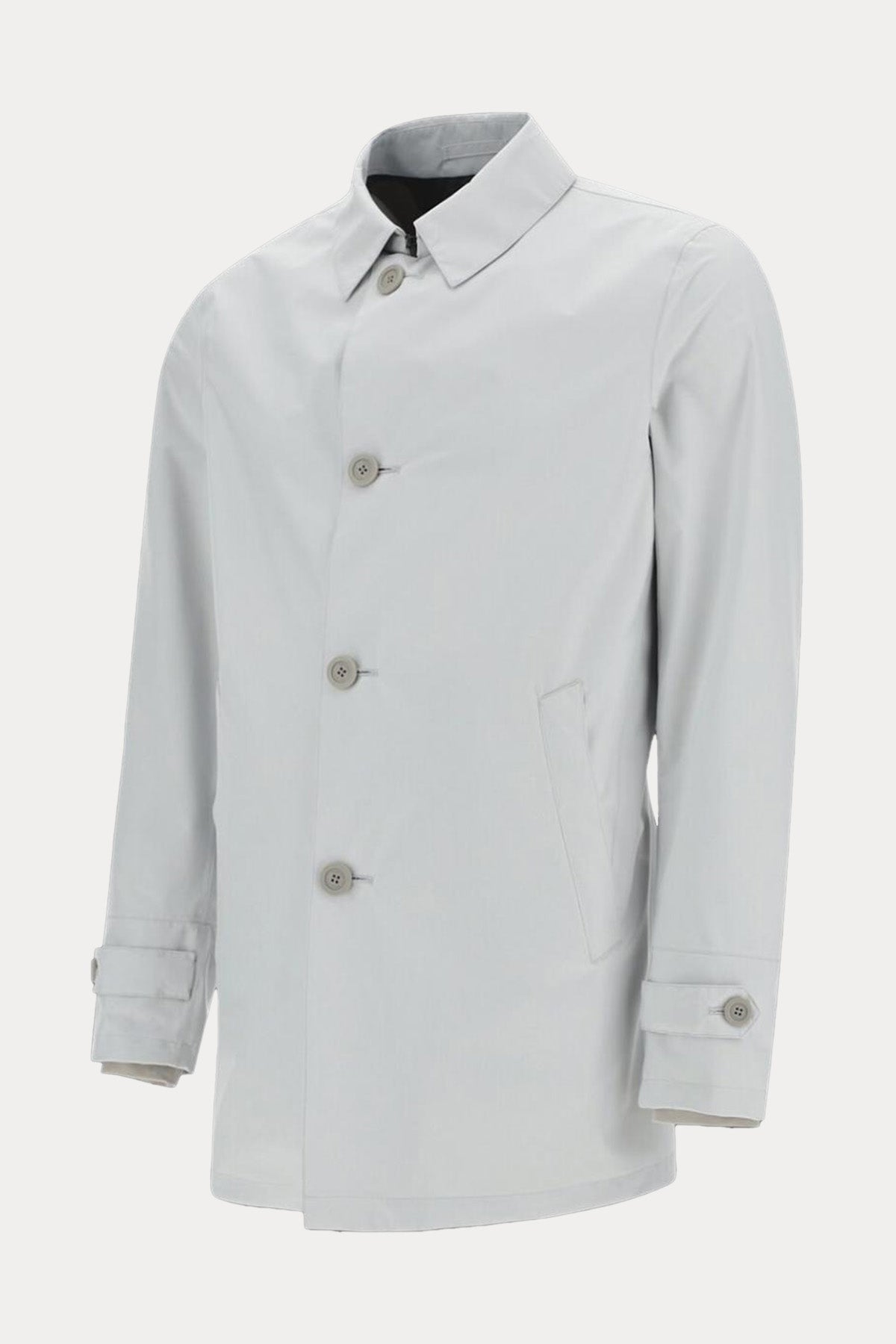 Herno Laminar Klasik Yaka Trençkot-Libas Trendy Fashion Store