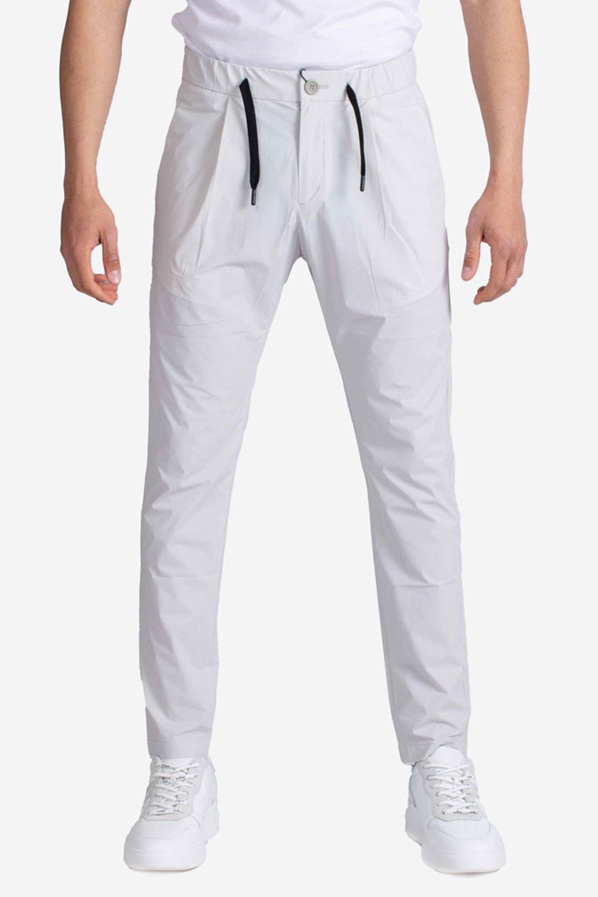 Herno Laminar Beli Lastikli Streç Pantolon-Libas Trendy Fashion Store