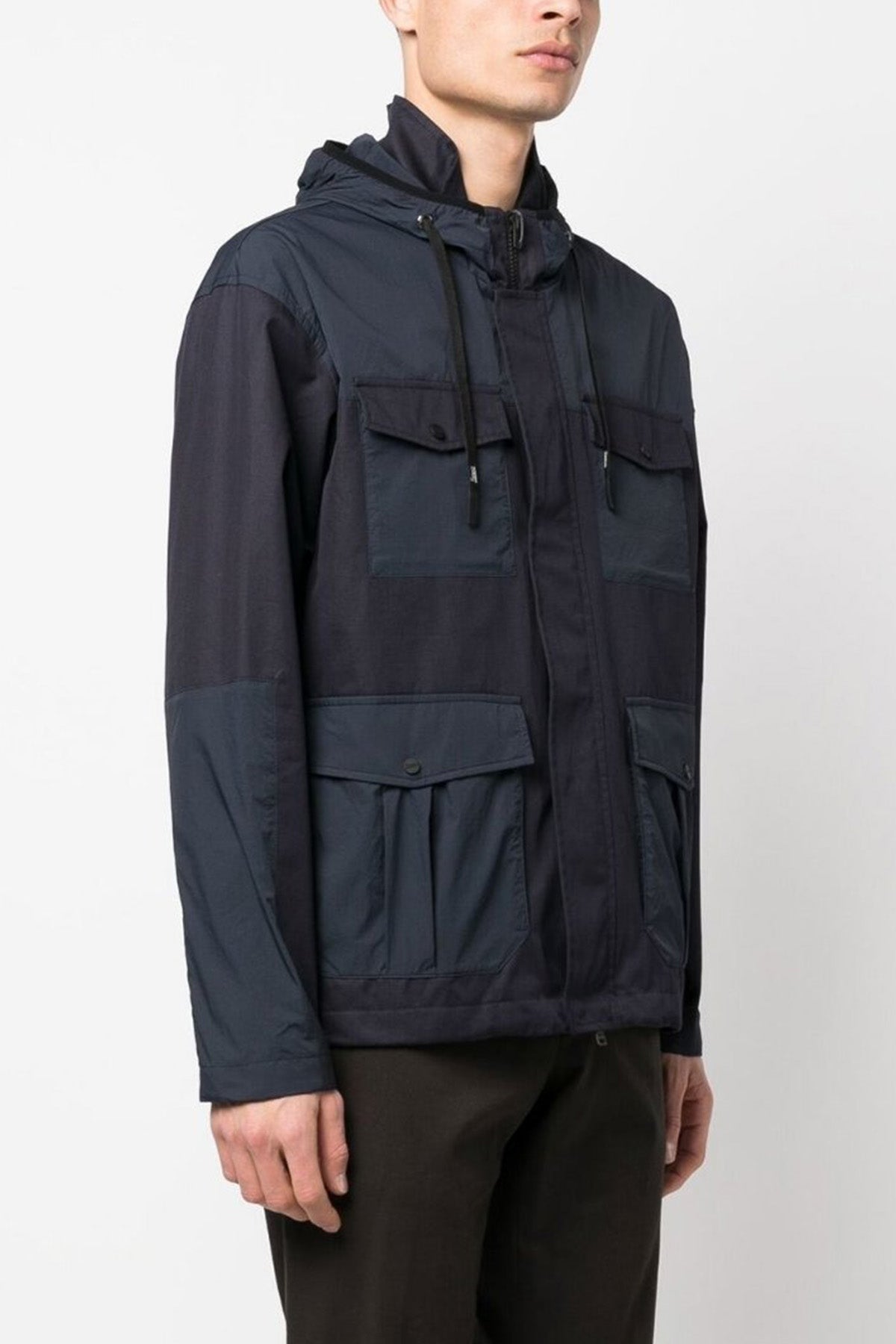 Herno Kapüşonlu Cep Detaylı Safari Ceket-Libas Trendy Fashion Store