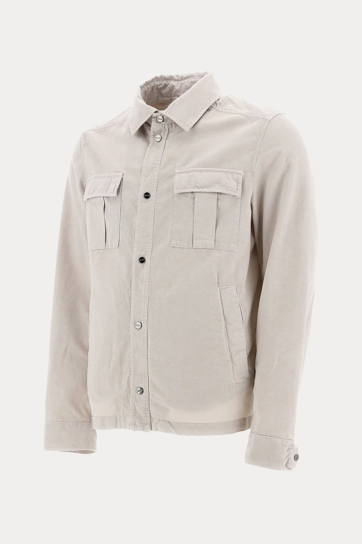 Herno Keten Karışımlı Gömlek Ceket-Libas Trendy Fashion Store