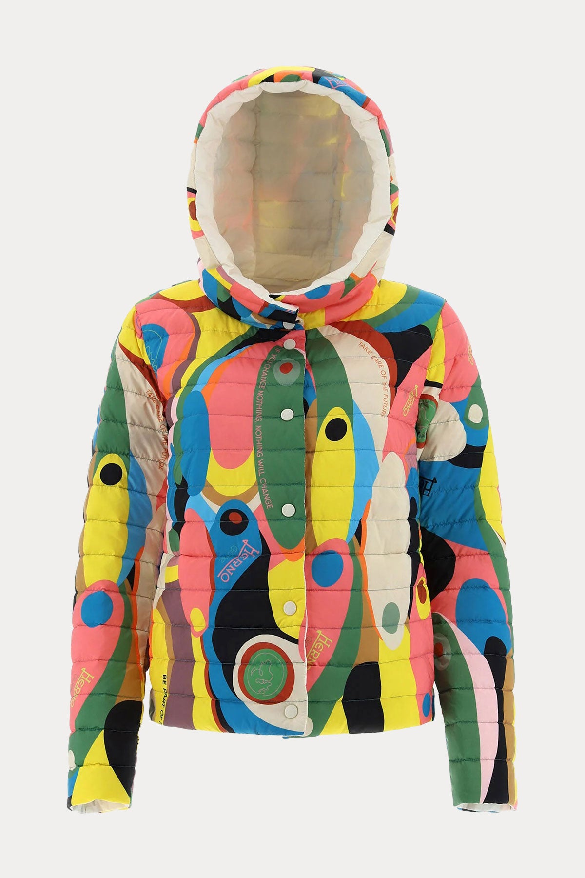 Herno Çift Taraflı Kapüşonlu Puffer Mont-Libas Trendy Fashion Store