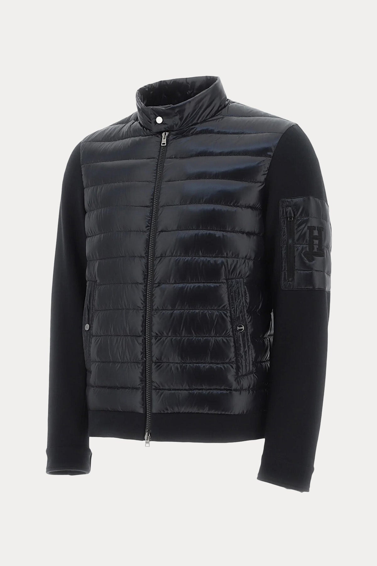 Herno Dik Yaka Fermuarlı Puffer Ceket-Libas Trendy Fashion Store