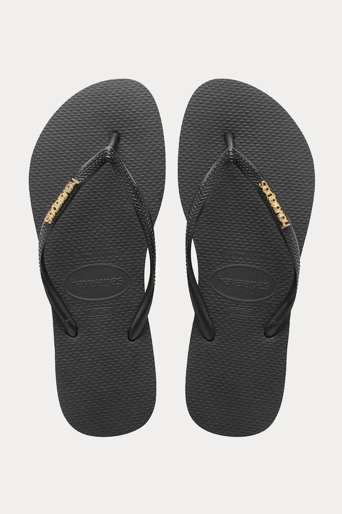 Havaianas Slim Logo Metallic Parmak Arası Terlik-Libas Trendy Fashion Store