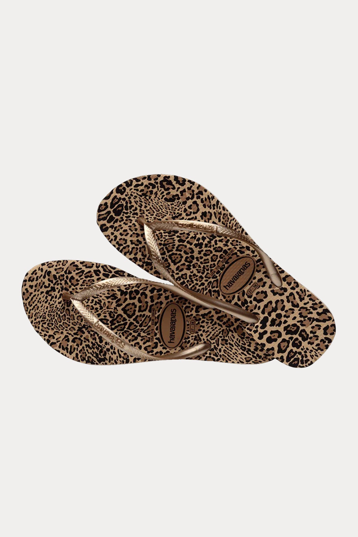 Havaianas Leopar Desenli Parmak Arası Terlik-Libas Trendy Fashion Store