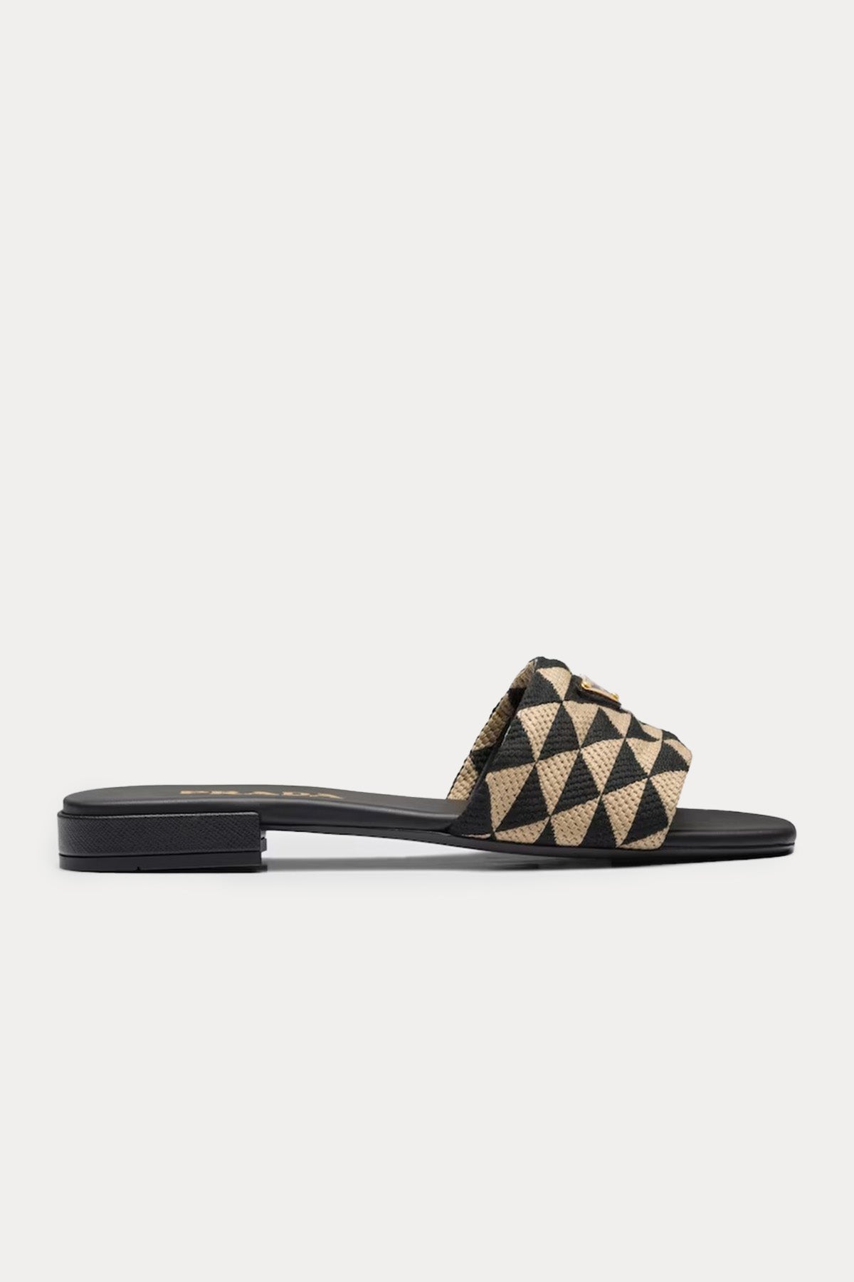 Prada Rafya Örgü Logolu Terlik-Libas Trendy Fashion Store