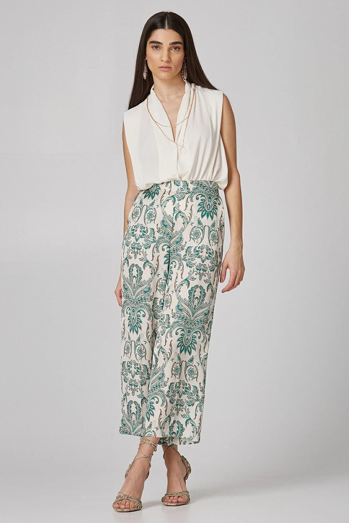 Lynne V Yaka Kolsuz Bluz-Libas Trendy Fashion Store