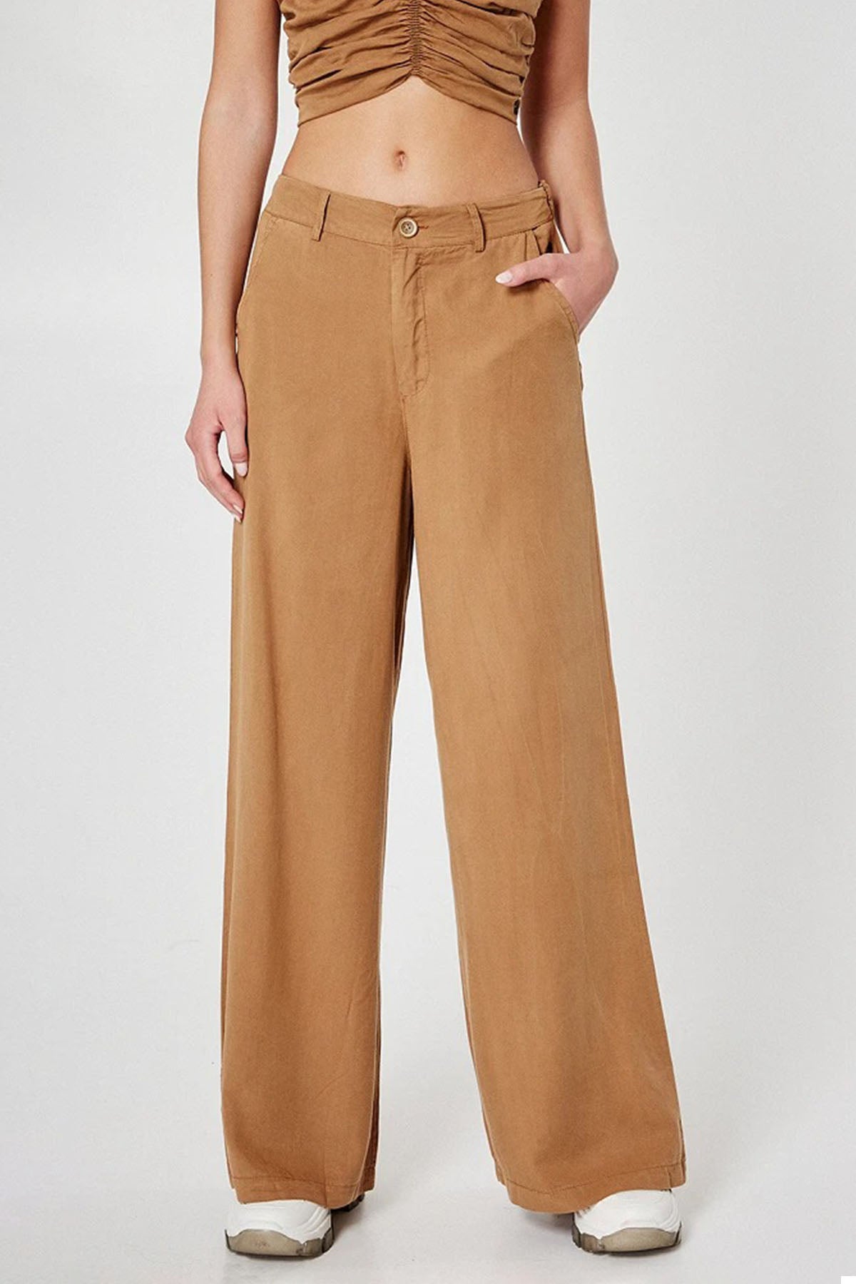 Bsb Beli Lastikli Pantolon-Libas Trendy Fashion Store