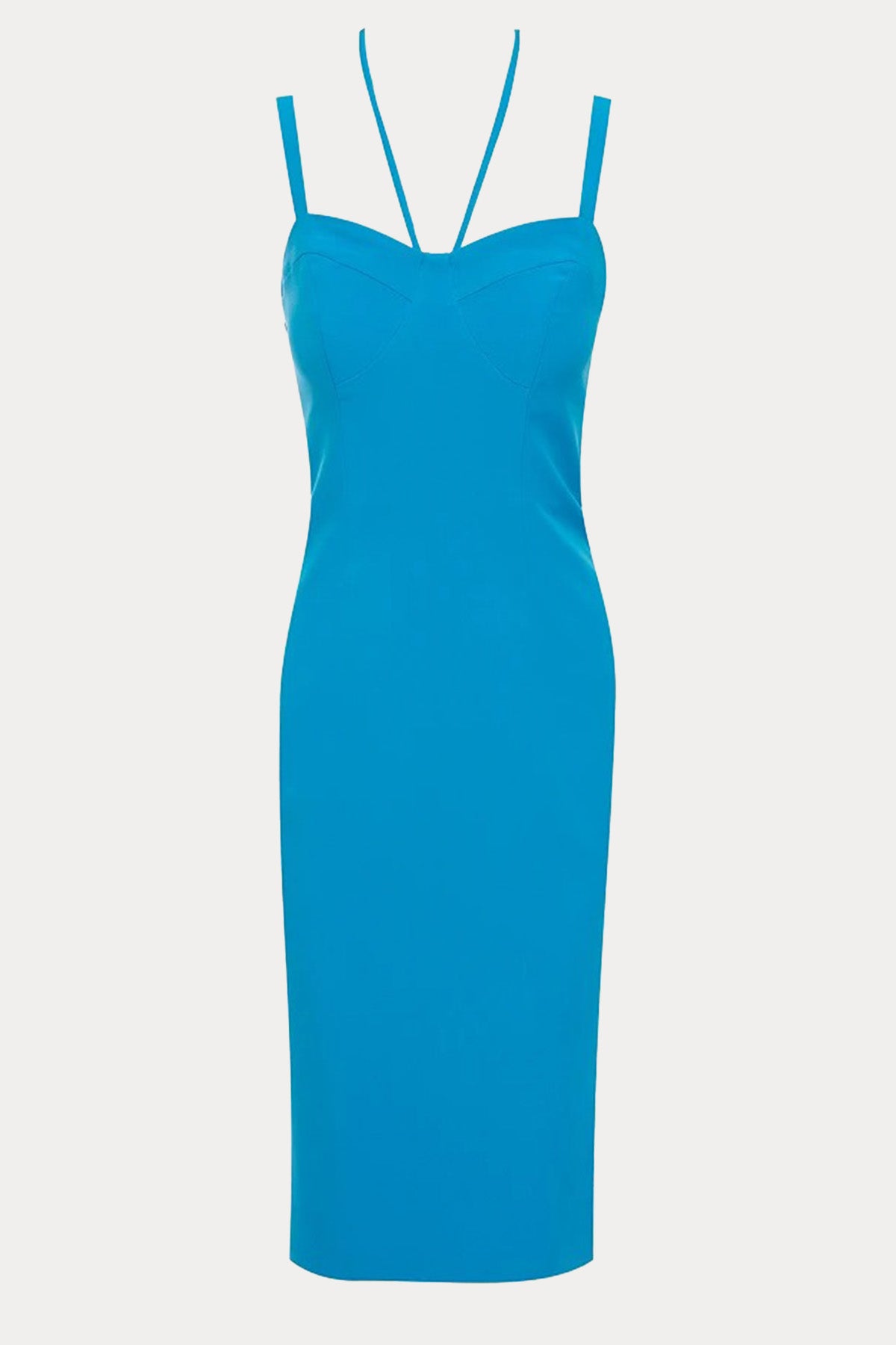 Bsb Boyundan Bağlamalı Abiye Elbise-Libas Trendy Fashion Store