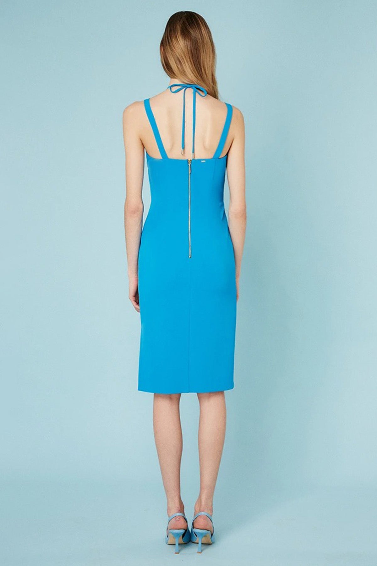 Bsb Boyundan Bağlamalı Abiye Elbise-Libas Trendy Fashion Store