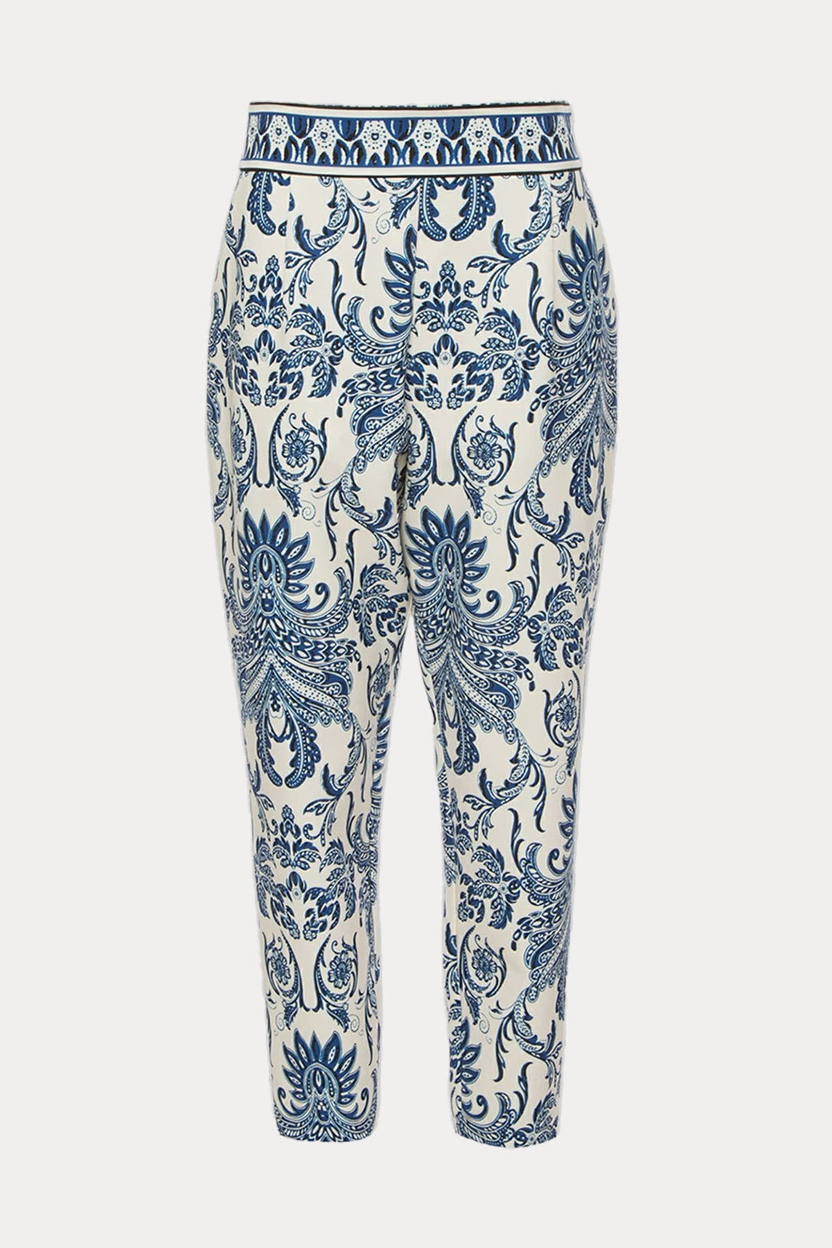 Lynne Yüksek Bel Desenli Pantolon-Libas Trendy Fashion Store