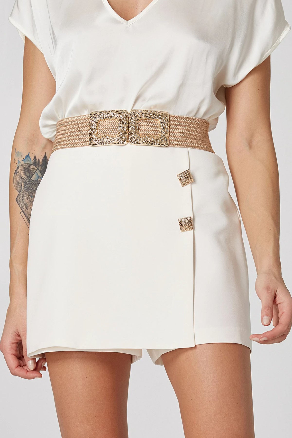 Lynne Yüksek Bel Mini Şort-Libas Trendy Fashion Store