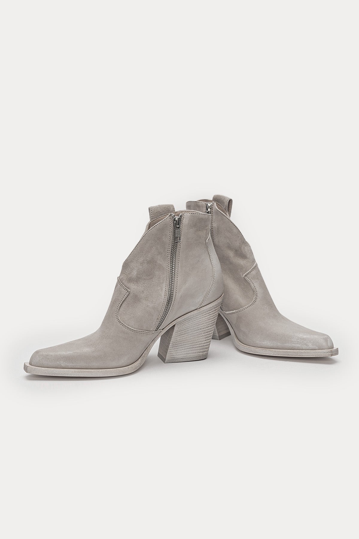 Fruit Kalın Topuklu Sivri Küt Burunlu Nubuk Bot-Libas Trendy Fashion Store