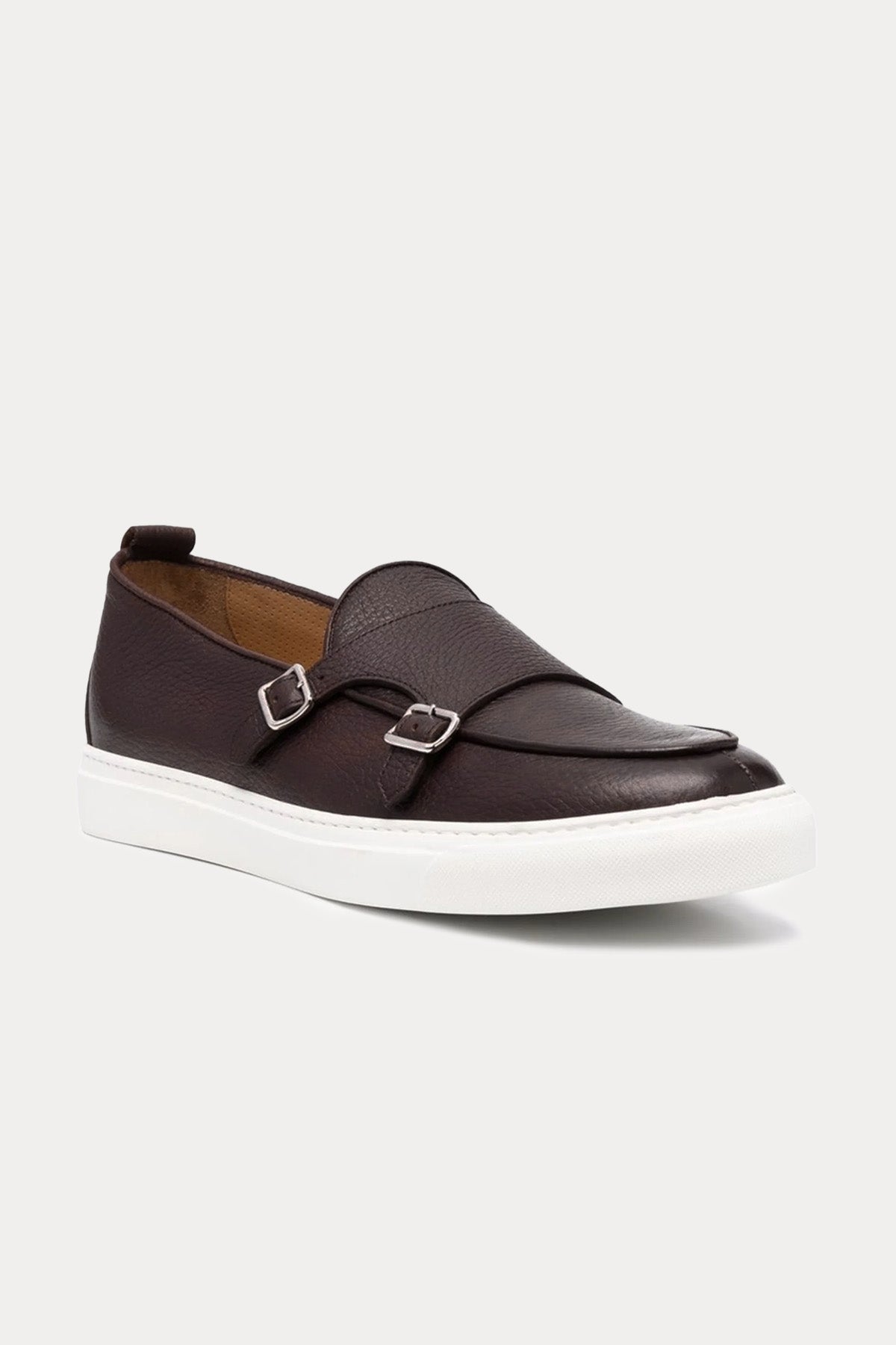 Henderson Theo Çift Tokalı Deri Monk Loafer Ayakkabı-Libas Trendy Fashion Store