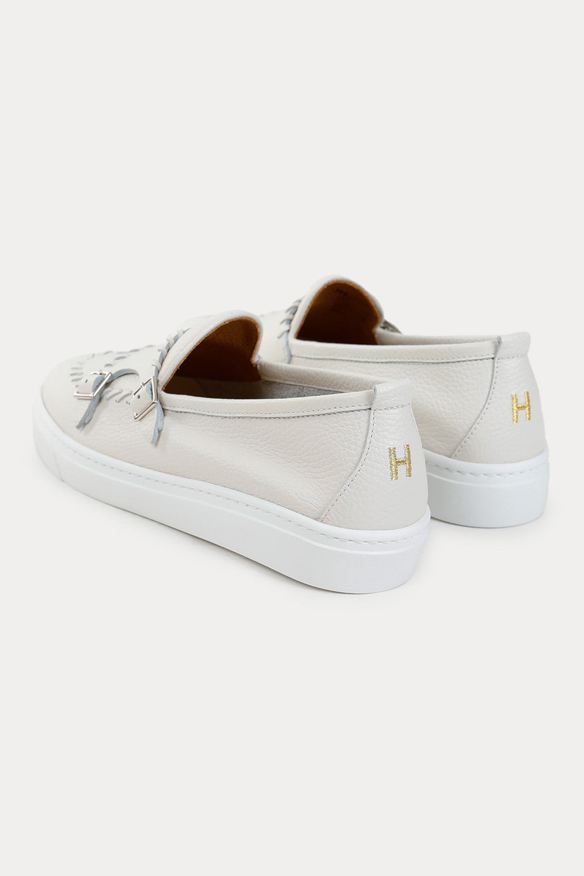 Henderson Isabel Çift Tokalı Süet Loafer Ayakkabı-Libas Trendy Fashion Store