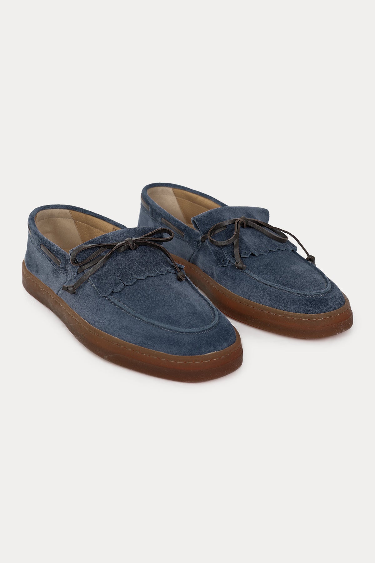 Henderson Idra Deri Bağcıklı Püsküllü Süet Loafer Ayakkabı-Libas Trendy Fashion Store