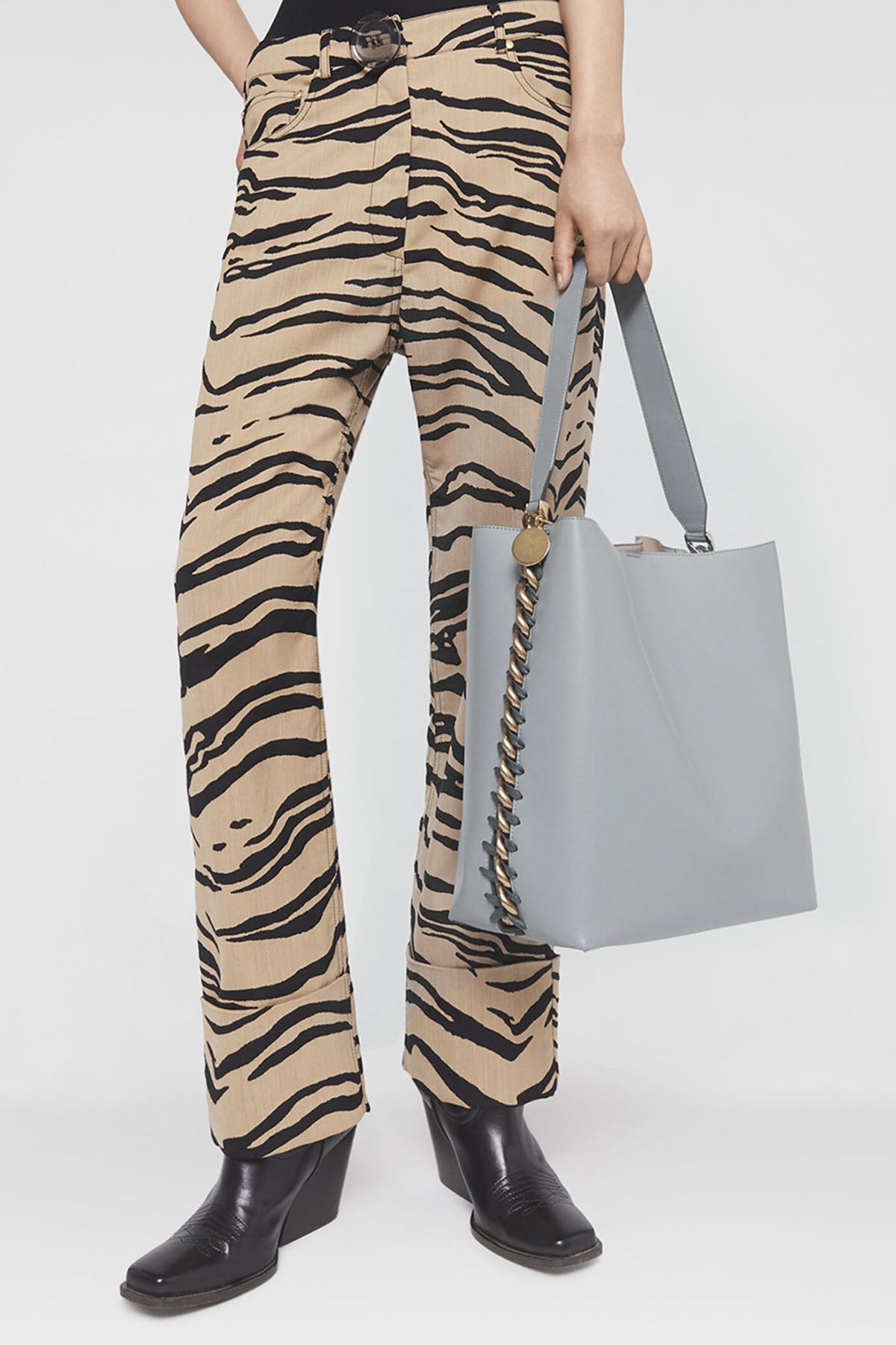 Stella Mccartney Örgü Zincirli Tote Çanta-Libas Trendy Fashion Store