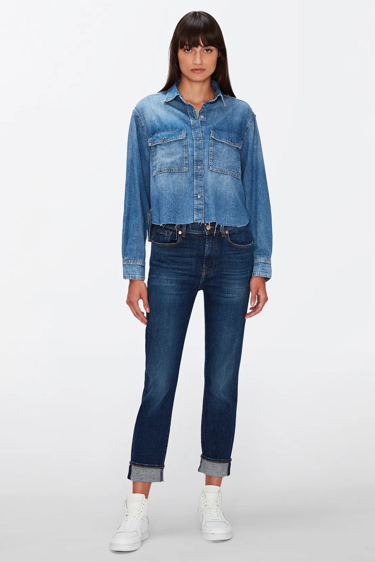 7 For All Mankind Relaxed Skinny Boyfriend Fit Jeans-Libas Trendy Fashion Store