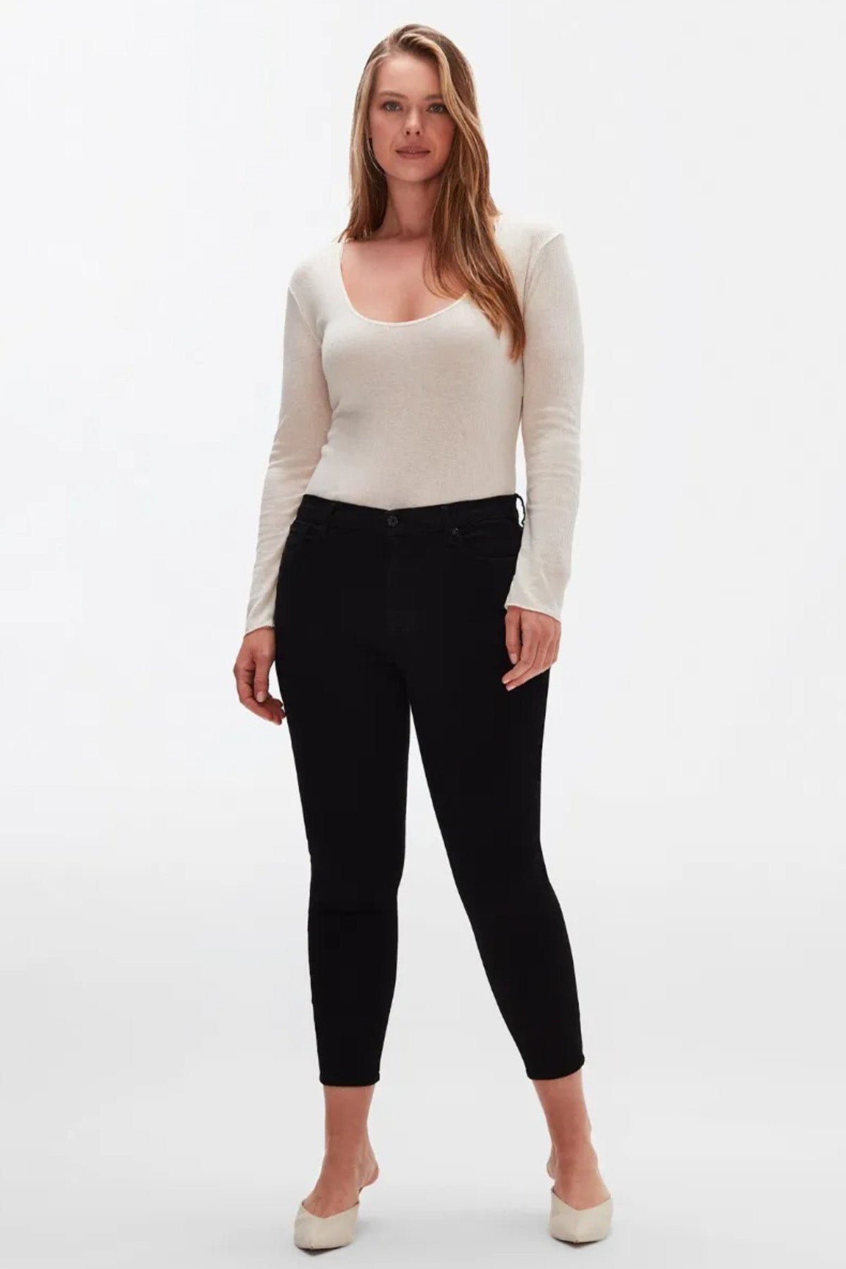 7 For All Mankind Ankle B Air Skinny Fit Jeans-Libas Trendy Fashion Store